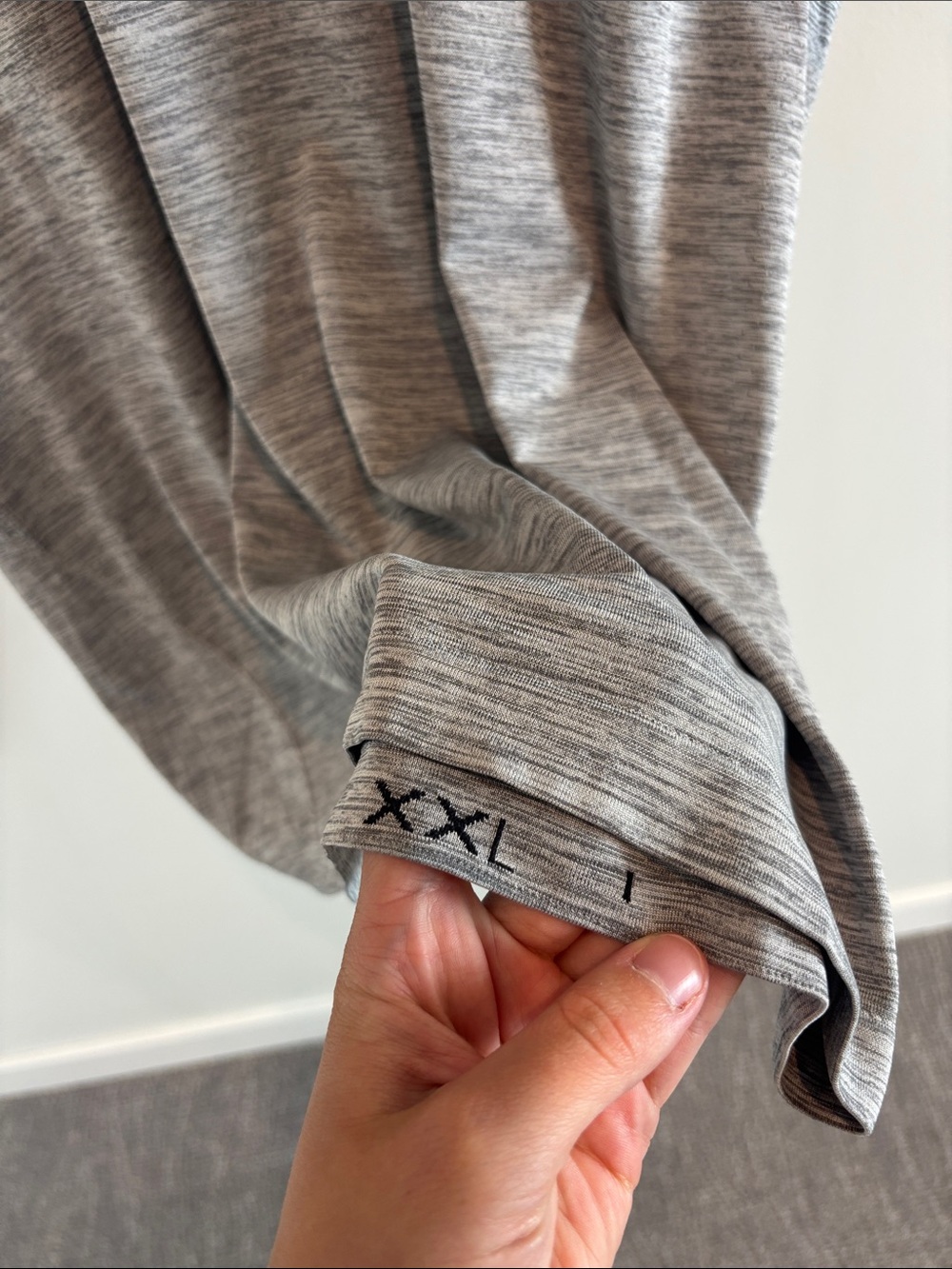 lululemon athletica Heather Gray Short-Sleeve Crew Shirt - Picture 2 of 4